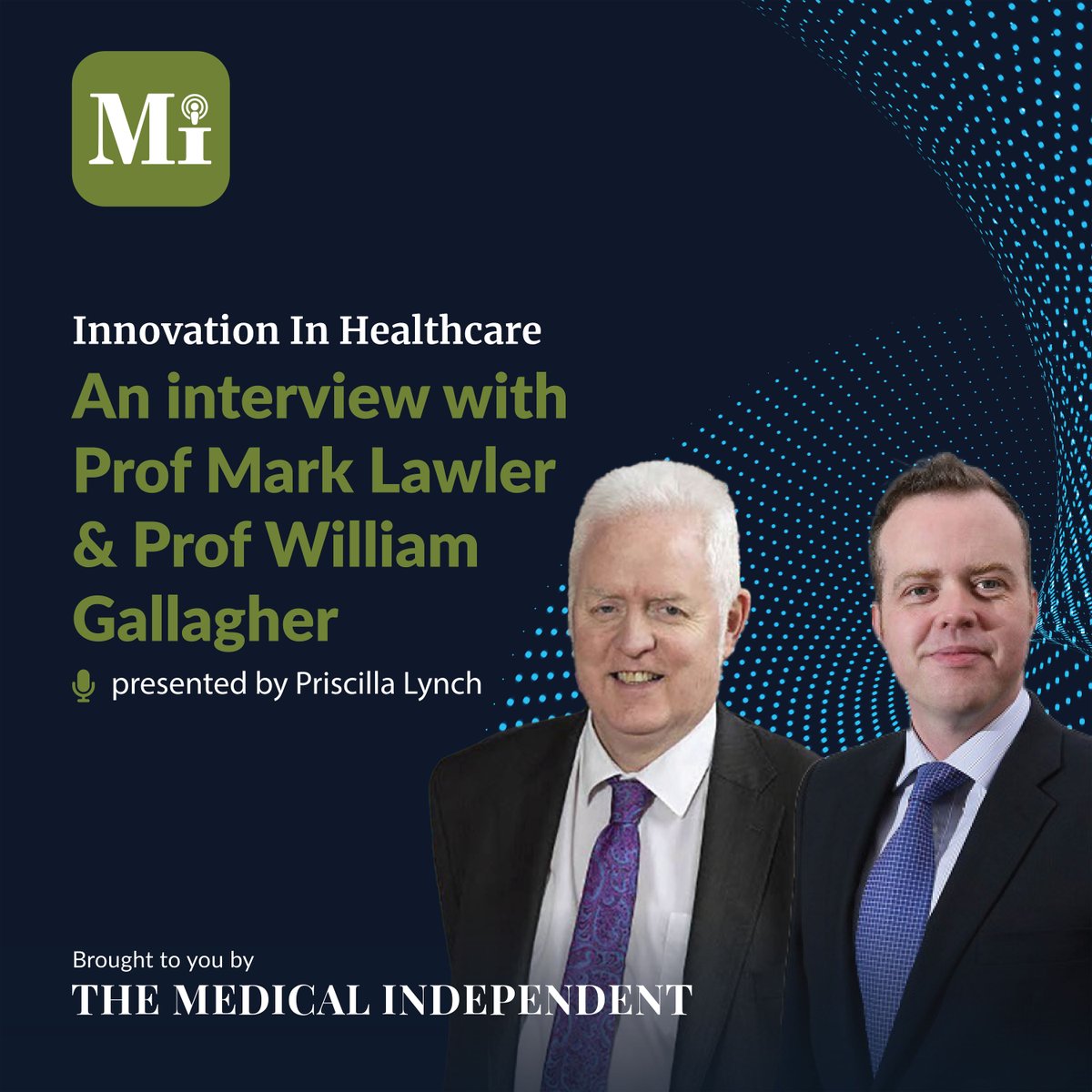 Medical Independent (@med_indonews) on Twitter photo New Podcast! E07 | Innovation in Healthcare: An interview with Prof Mark Lawler & Prof William Gallagher
#innovationinhealthcare #CancerResearch #ProfWilliamGallagher #ProfMarkLawler <a href="/QUBCancerProf/">Mark Lawler</a>
medicalindependent.ie/podcast/innova… New Podcast! E07 | Innovation in Healthcare: An interview with Prof Mark Lawler & Prof William Gallagher
#innovationinhealthcare #CancerResearch #ProfWilliamGallagher #ProfMarkLawler <a href="/QUBCancerProf/">Mark Lawler</a>
medicalindependent.ie/podcast/innova…