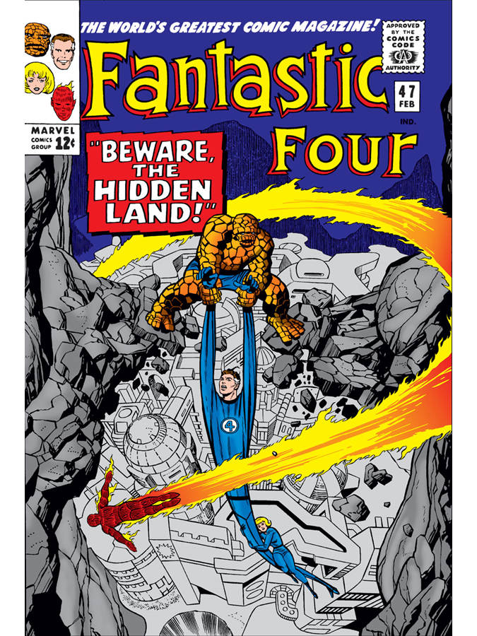 Fantastic Four #47 cover dated February 1966.