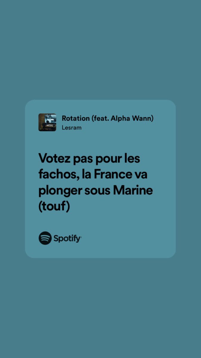 444ank's tweet photo. ça c’est 4 phrases de rappeurs pour bien voter demain https://t.co/hzdLpdpKcs