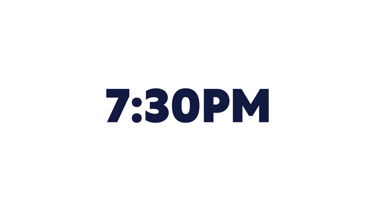 Official statement coming from my office at 19:30.