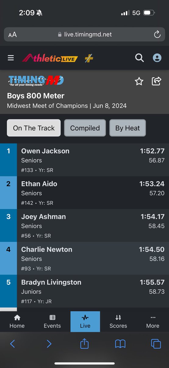 THS_TF's tweet photo. Your new SCHOOL RECORD holder in the 800m run with a 2nd place finish at the 2024 Indiana All Star Meet….Ethan Aidoo! https://t.co/KJPMxIT45D