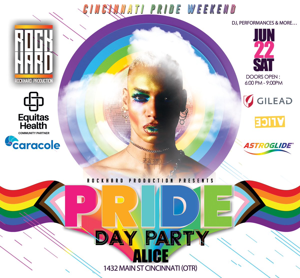 ROCKHARD513's tweet photo. Cincinnati Pride Weekend with @ROCKHARD513  June 21st-23rd https://t.co/LHbR4qXbbz