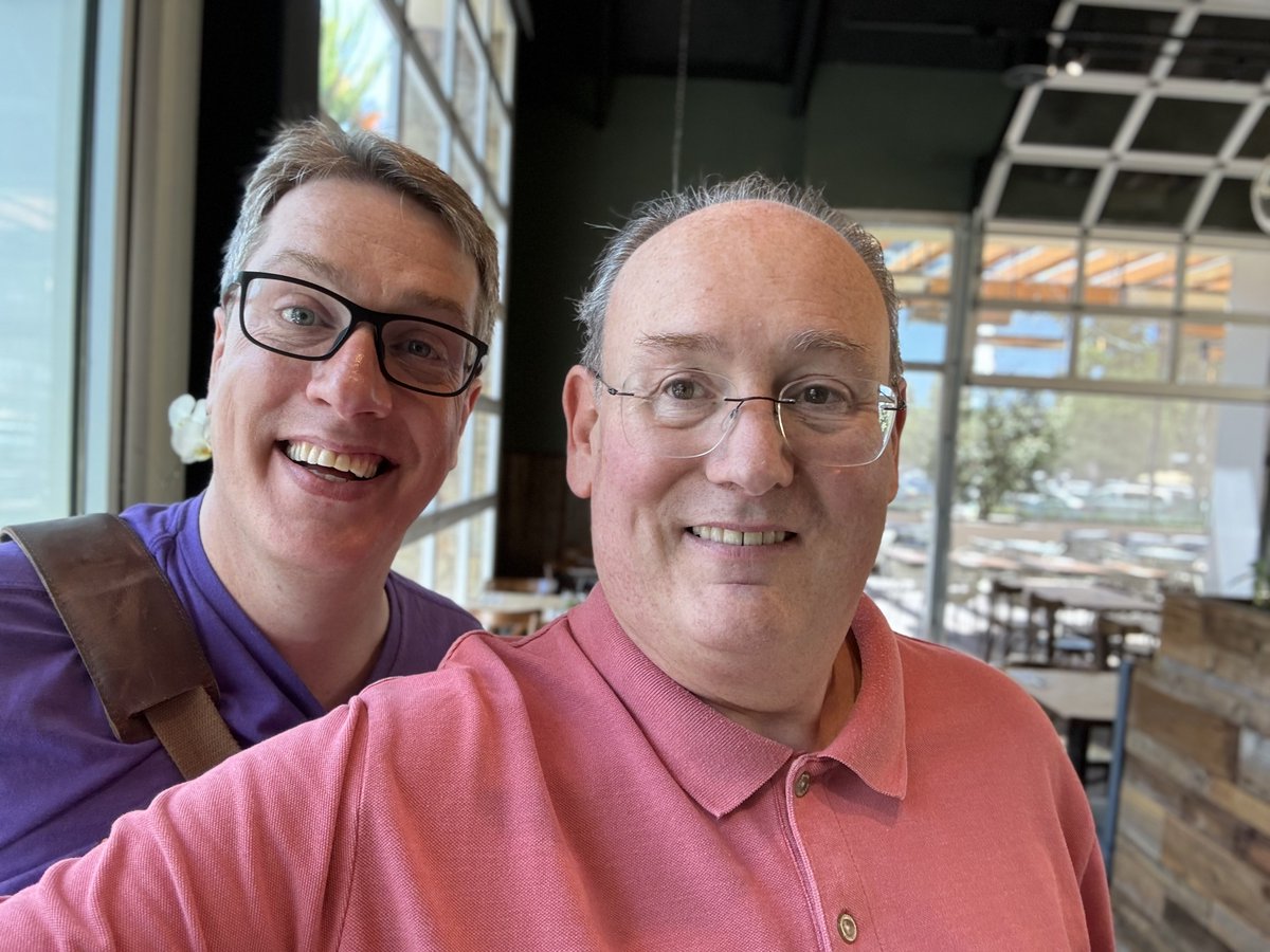 Had a chance to grab lunch and catch up with the one and only <a href="/twostraws/">Paul Hudson</a> before the mad rush of #WWDC24 begins!

Great to see you Paul! I hope you have a fantastic Dub Dub!