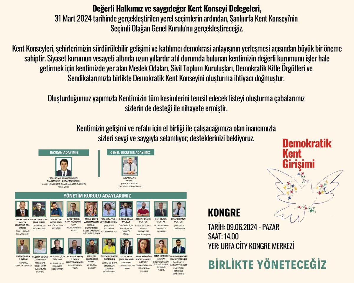 Kentimize Sahip Çıkıyoruz
Şehrimizi Birlikte Yönetiyoruz.
