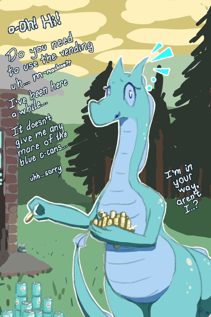 DeviceTamer's tweet photo. @JuppitheDuck A very confused but innocent dragon :) she really just wants to be liked by people https://t.co/MZLdCOAszb