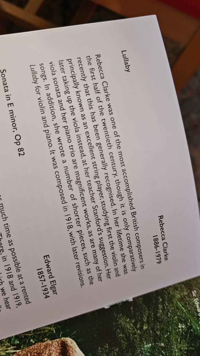 If anyone in attendance at this evening's <a href="/HowdenshireMus/">Howdenshire Music</a> concert is curious about composer and performer Rebecca Clarke, I implore you to read Quartet by <a href="/LeahBroad/">Dr Leah Broad</a>. 
<a href="/FaberBooks/">Faber Books</a>