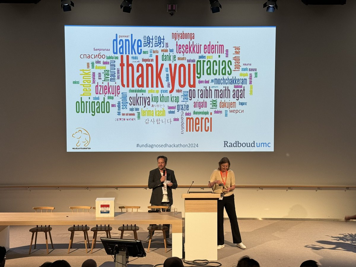 Ambrin Fatima (@ambrinfatima1) on Twitter photo The past three days were so wonderful and motivating for us to continue working for the rare. Heartfelt thanks to Nijmegen’s hospitality, <a href="/ahoischen/">Alexander Hoischen</a> energy, <a href="/GeneticNijmegen/">Human Genetics Nijmegen, Radboudumc</a>’s facility & <a href="/WilhelmFound/">Wilhelm Foundation</a>’s vision
#undiagnosedhackathon2024 The past three days were so wonderful and motivating for us to continue working for the rare. Heartfelt thanks to Nijmegen’s hospitality, <a href="/ahoischen/">Alexander Hoischen</a> energy, <a href="/GeneticNijmegen/">Human Genetics Nijmegen, Radboudumc</a>’s facility & <a href="/WilhelmFound/">Wilhelm Foundation</a>’s vision
#undiagnosedhackathon2024