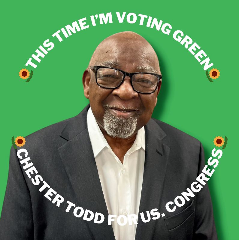 A template for one of our campaign buttons.  Imagine it a circle.
#VoteChester