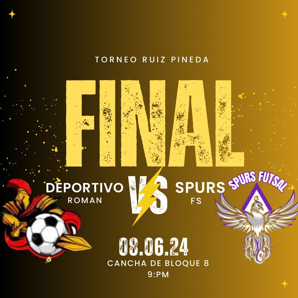 FutsalSpurs's tweet photo. Día de finales 💜

Nos vemos en RP 🔥

#spurslovers https://t.co/YhyNlpIhe8