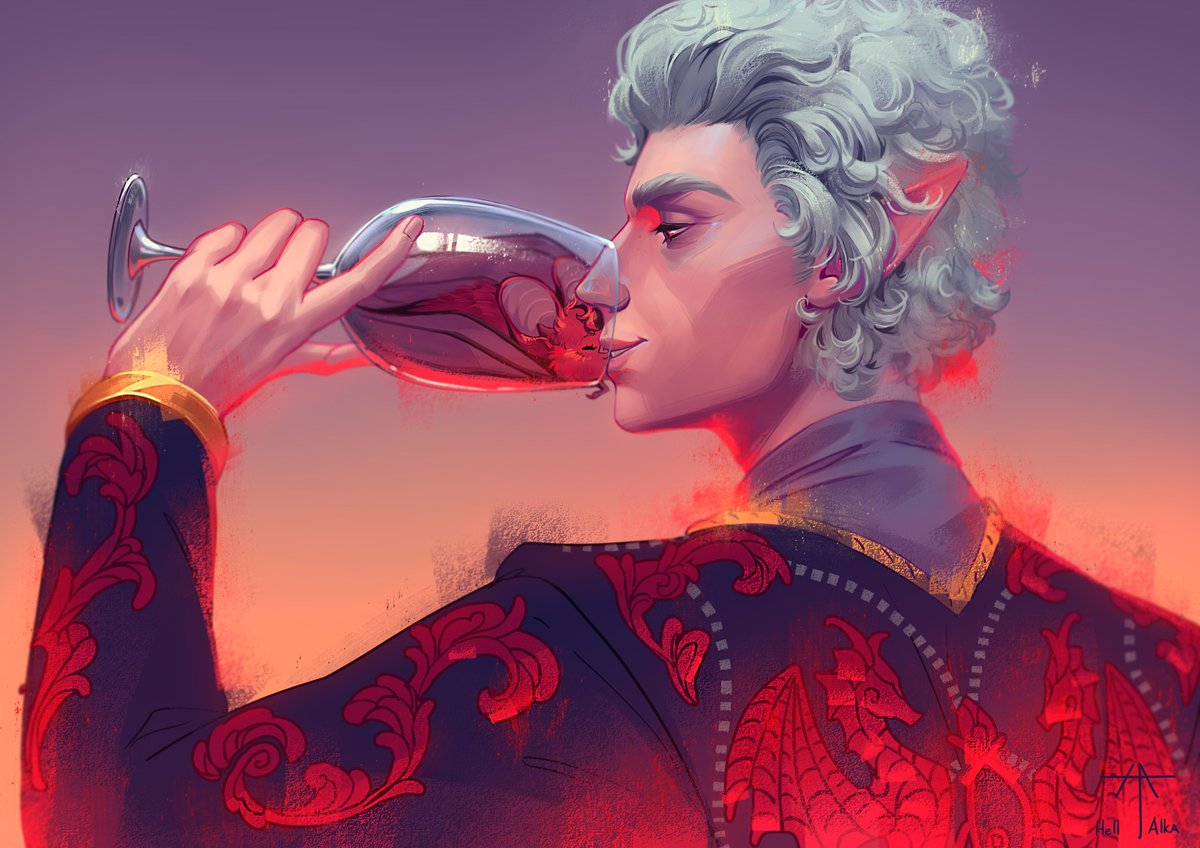 Anyone know what type of wine this is??🤔
#Astarion #BaldursGate3 #bg3 #batconsort