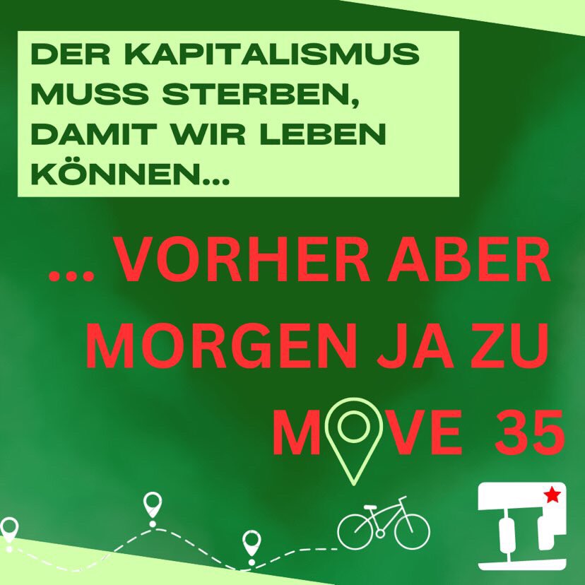 ILMarburg's tweet photo. #Marburg Keine Revolution, aber weniger Autos. Morgen mit JA bei #move35 stimmen https://t.co/ZZO3uTgQWU