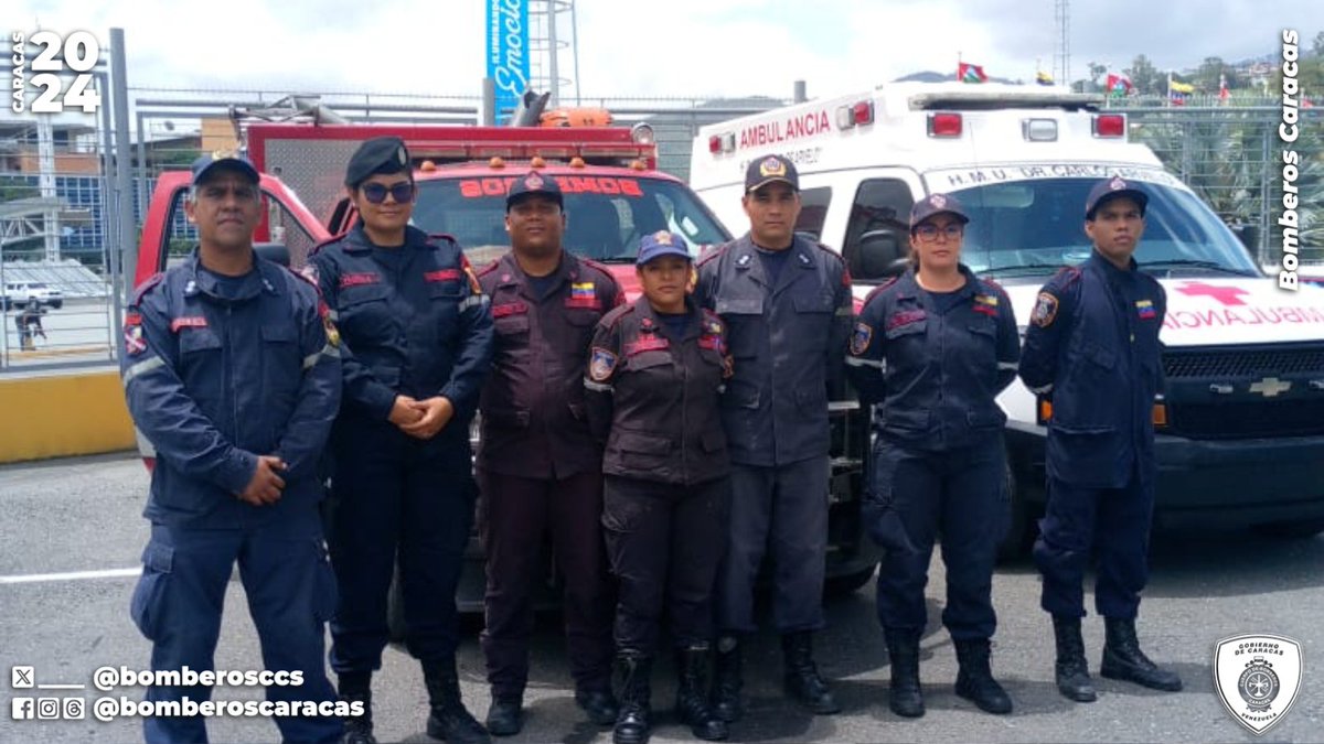 #08Jun Personal del cuerpo de <a href="/BomberosCcs/">Bomberos de Caracas</a> realizan guardia de prevención en la parroquia Coche, Poliedro de Caracas donde se lleva acabo el evento de Moto Piruetas por la Paz, la Vida y la Sana Convivencia, +Duro en una rueda.
<a href="/NicolasMaduro/">Nicolás Maduro</a> 
<a href="/cperezampueda/">cperezampueda</a> 
<a href="/CeballosIchaso1/">@FuerzaDinamica Remigio Ceballos Ichaso</a>