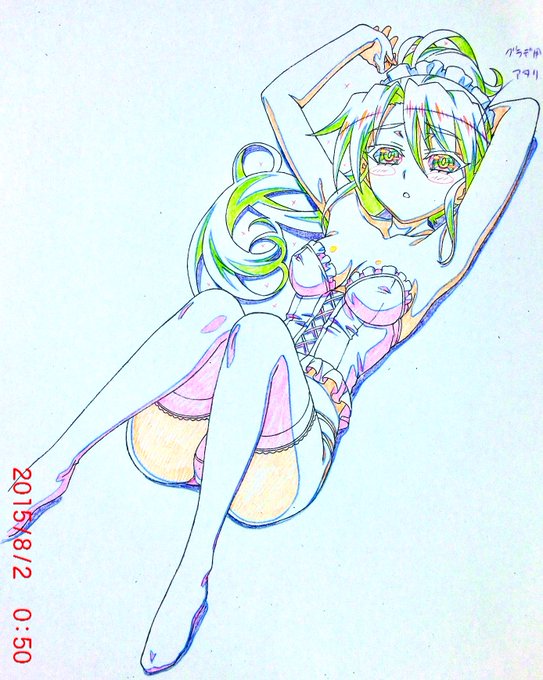 胡桃の下着姿過去絵〜🩲 