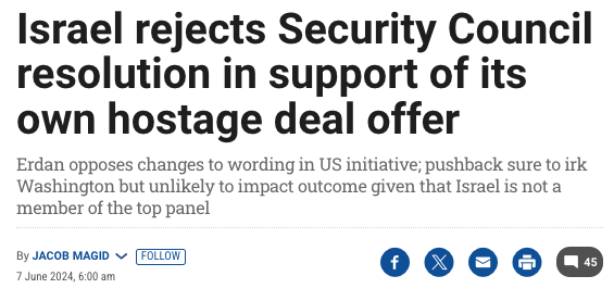 QasimRashid's tweet image. Yesterday Israel rejected UN&apos;s resolution of its own hostage deal offer, which was a permanent ceasefire in exchange for release of all hostages.

How is anyone celebrating 4 hostages for 200 killed Palestinians as a win, when the deal on the table was ALL hostages for 0 killed?