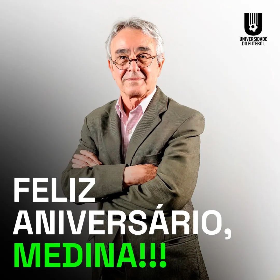 Hoje é dia de comemorar mais um ano de vida do nosso querido <a href="/medinafutebol/">João Paulo S. Medina</a> ! 🎉🍾

Vida longa ao sócio e fundador da @udofutebol, que há mais de 50 anos trabalha no futebol ⚽️ - 20 deles dedicados a esta empresa que ele fundou com muito amor! 

#aniversario #medina #futebol
