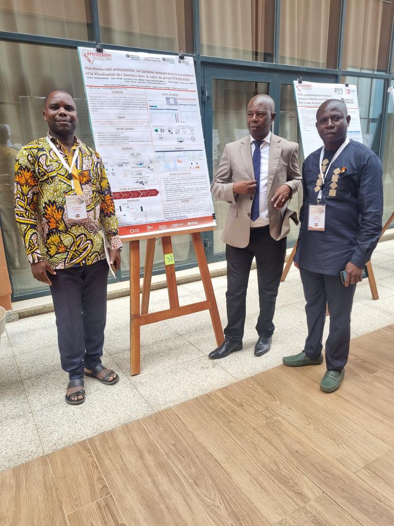 I_P_Bangui's tweet photo. Colloque #AFROSCREEN à #Dakar ! Les 29-30 mai 2024, l'IPB a partagé ses avancées et renforcé ses collaborations. Grâce à un financement de 10M€ de l'@AFD_France, AFROSCREEN a amélioré la surveillance génomique en #Afrique. L'IPB participe à cette initiative. @ird_fr @agenceANRS https://t.co/P9ttM2jRcH