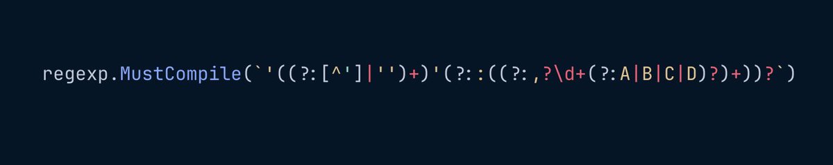 I just wrote this regex and I am both impressed with myself and a little horrified 😅