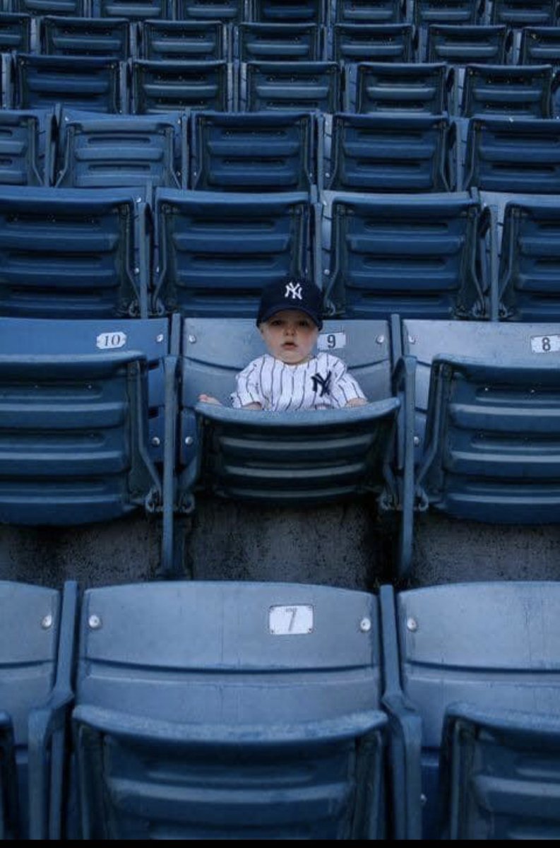 norcalnative73's tweet photo. @YESNetwork @Toyota This was the last game at the old Yankee Stadium! My son, Aidan Smith is now 16 and still shows his #PinstripePride https://t.co/Q3XttR2lzr