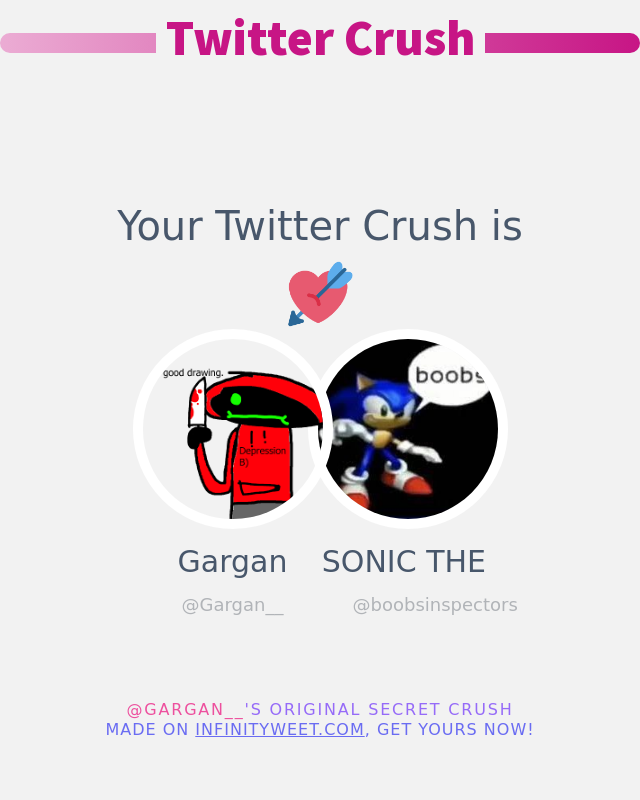 Gargan__'s tweet photo. My Twitter Crush is: @boobsinspectors

➡️ https://t.co/0D5iLvopyk https://t.co/1oH1X1BTbR