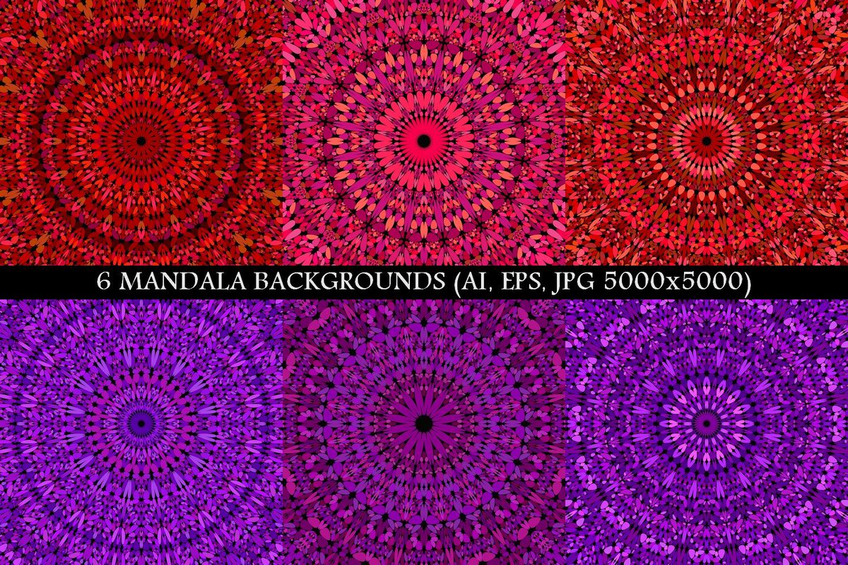 DavidZydd's tweet image. 6 Floral Mandala Backgrounds designbundles.net/davidzydd/3352…  #BackgroundBundle #BackgroundGraphics #ornament #bohemian #sacredgeometry #BackgroundDesign #BackgroundSet #BackgroundSale #mandalabackgrounds #CheapVectorBackgrounds #AbstractBackgrounds
