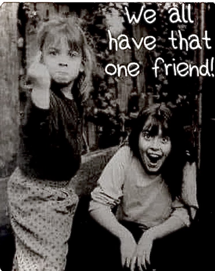 janicebernard65's tweet photo. Yep!! that friend is me 😂 #friendwithattitude #thatonefriend #friends #attitude https://t.co/DvmE5DUvZW