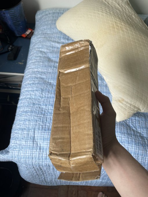 Odeio quando a encomenda chega em casa assim e meus pais que recebem😬😅 https://t.co/HQFYcEvKVm