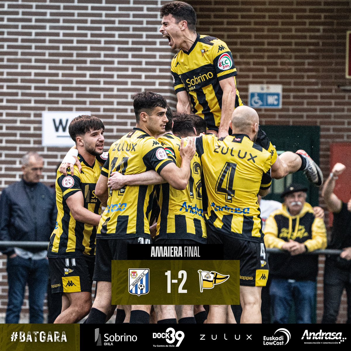 clubportugalete's tweet photo. FINAAAAAAAAAAAAAAAAAAAAAAAAAAL #BatGara 💛🖤 https://t.co/sKOQ2y5g5o