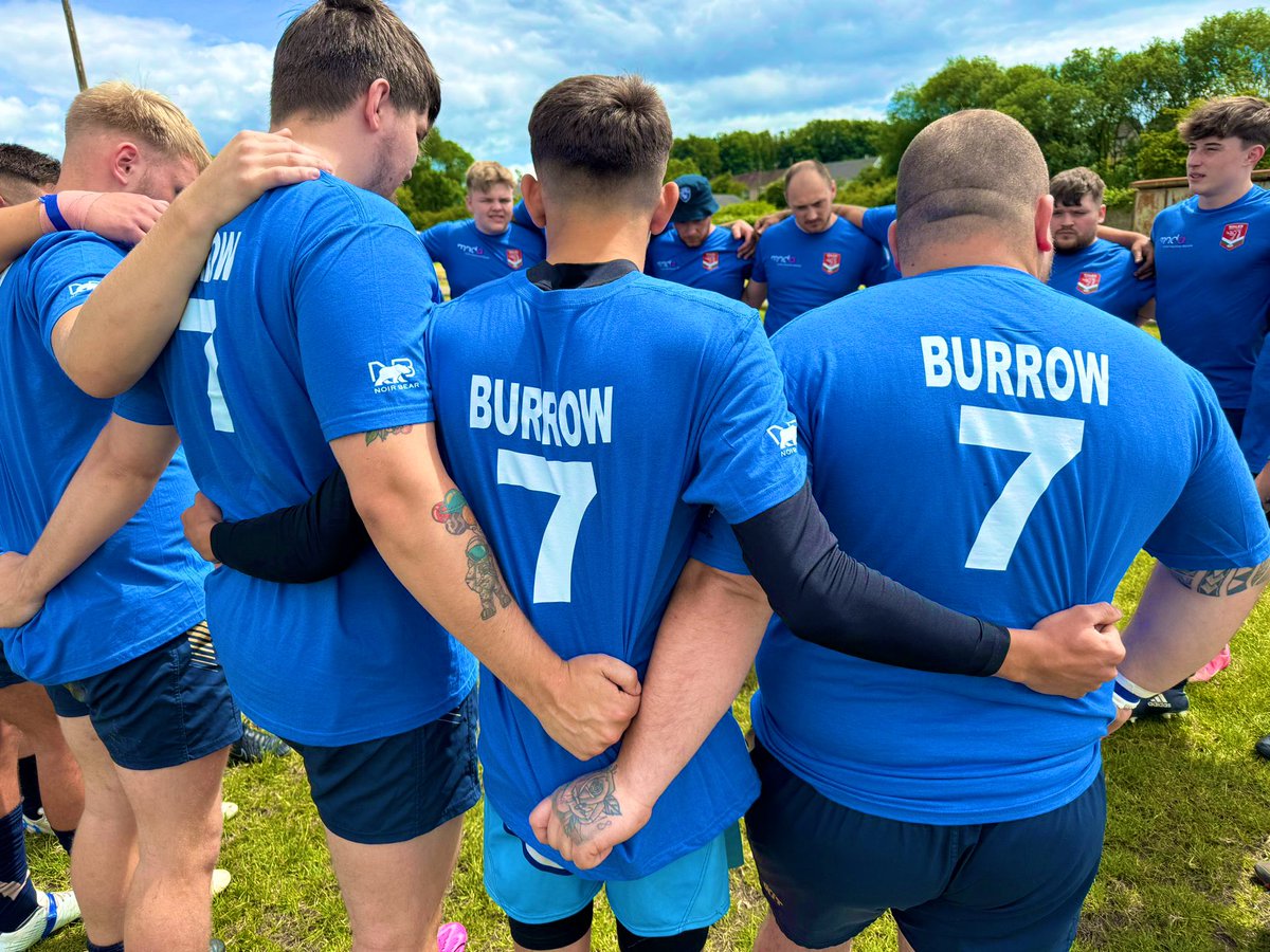 WalesRugbyL's tweet photo. Clubs and match officials in today’s JES Group Rugby League Conference joined the rugby league community in celebrating the life of Rob Burrow CBE.

All wore warm-up t-shirts bearing the @mndassoc logo and held a minute’s applause before kick-off.

#OneRobBurrow https://t.co/L5Vx5EzHAp