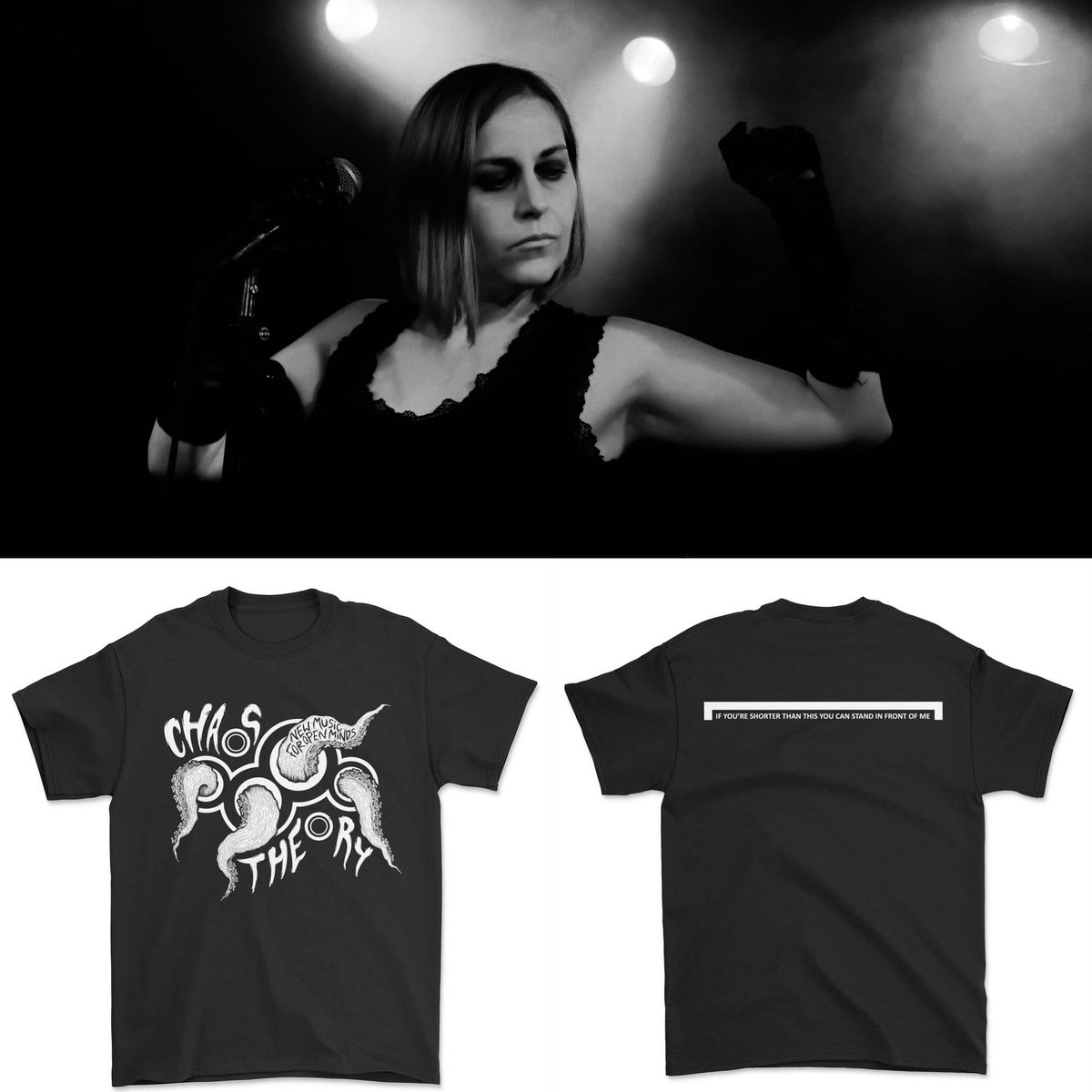 Get a free digital download of one of my tracks “Vile Butterflies (Chaos Theory Mix)” when ordering a @chaostheorymusic t-shirt. Proud to support great independent promoters!🖤

Preorders available until the 27th of July Link: chaostheorymusic.bandcamp.com/merch/limited-…