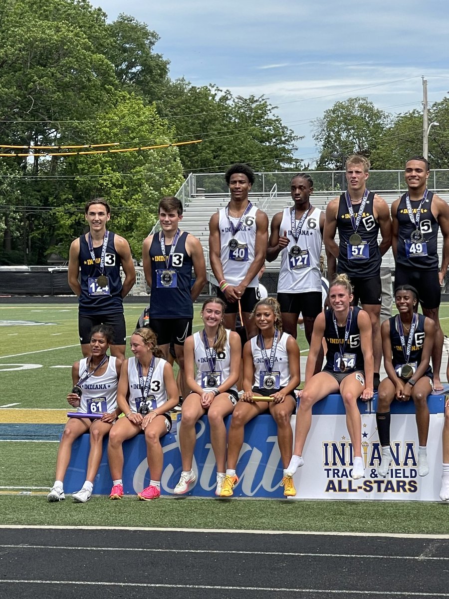 MillerGirlsTF's tweet photo. Indiana All-Stars: Brinkley Cooper runs on team juniors mixed 4x400 Relay finishing 2nd. #millertf #gomillers https://t.co/L1zs6vgEKC