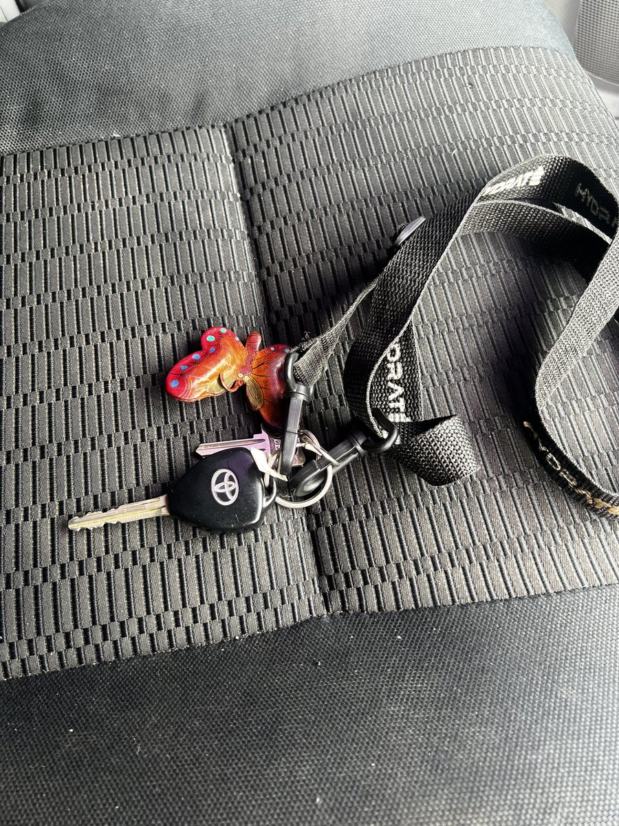 Me: c”you’re going to lock the car when you come?”
Husband : yes
*Sometime Later*
Me: where are my keys
Husband: in the car 
Me: 😐
… not even locked, he leaves the keys to encourage theft #married #marriedlife