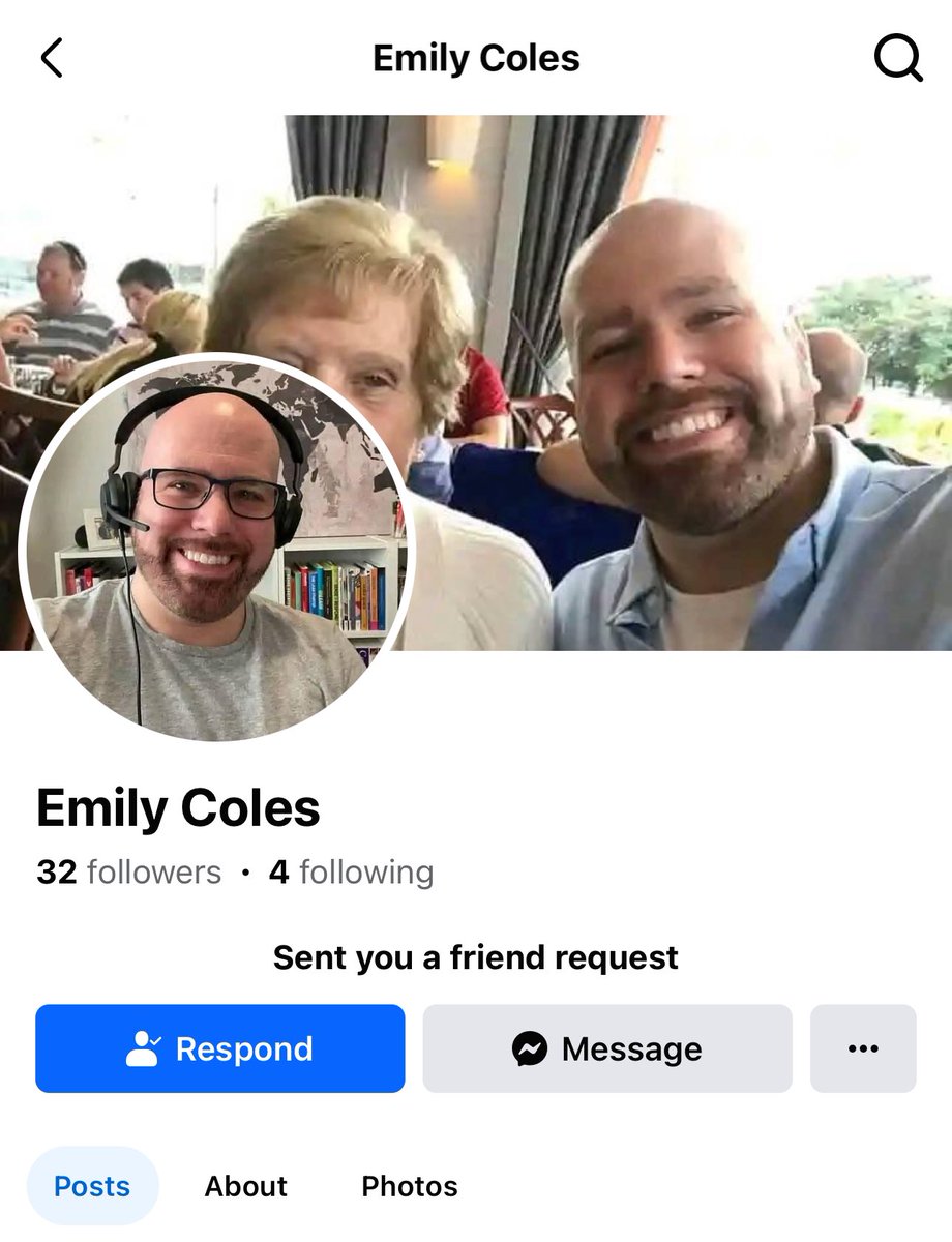 Anyone been successful in having Facebook act on an account trying to impersonate you? Emily is using my photos including my dead parents. Facebook think this is acceptable and have repeatedly rejected my reports.
