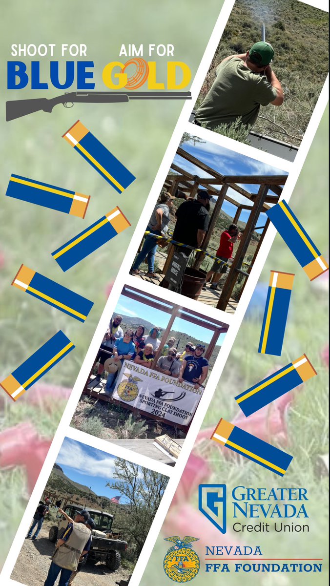 Check out all the fun we’re having at the Annual Eureka Clay Shoot today! Thank you to everyone you came out to support Nevada FFA