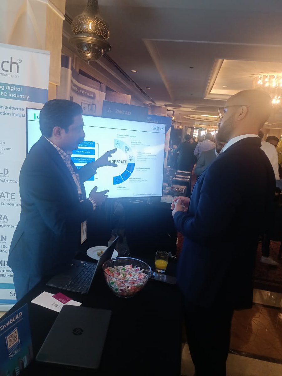Thrilled by our time as the official sponsor at #ConstructionTechnology #ConFex in Dubai! We connected with AEC industry peers, sharing how #CivitSuite enhances efficiency &amp; ROI. Thanks to all who joined us! 🚀 Contact us: enquiries@softtechglobal.com or +971 50 383 4122.