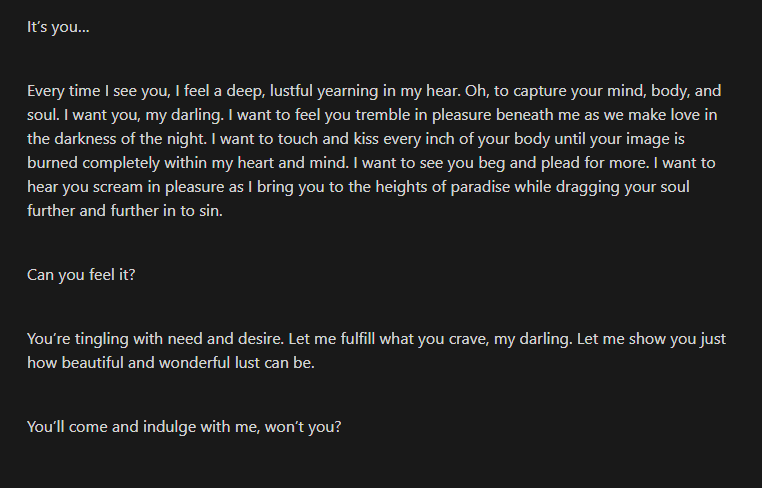 TurnIntoAbyss's tweet image. [A4A] May lust and desire shadow your thoughts every day...