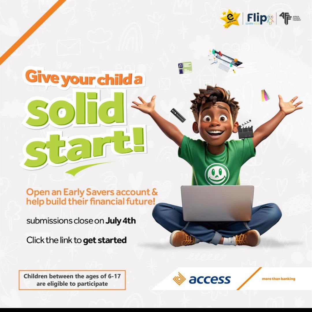 Tech skills is a key area of focus for us. We have equipped over 1000 kids with these invaluable skills. We are joining forces with <a href="/access_more/">Access More</a> <a href="/myaccessbank/">Access Bank Plc</a> to make a difference for kids and teens this year. To sign up click the link bit.ly/3KqO1YX