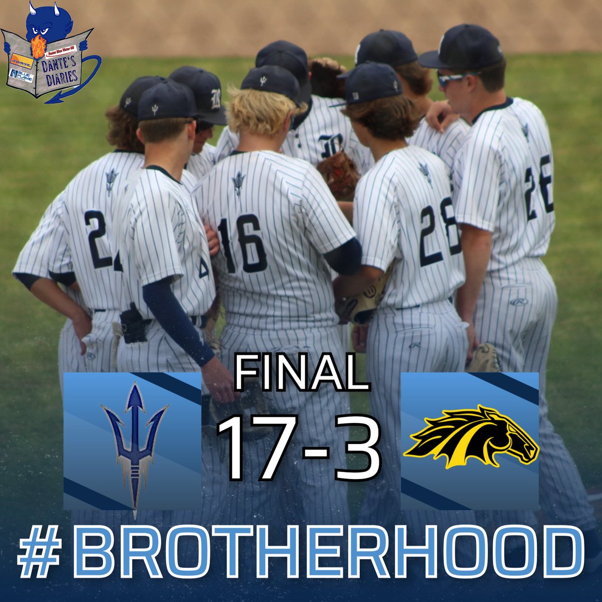 ⚾️ Richmond takes care of LHN and are Regional CHAMPIONS!!! Richmond will play Flint Powers in the Quarterfinal in 10 minutes!Trophy presentation will be after the quarterfinals. #BROTHERHOOD