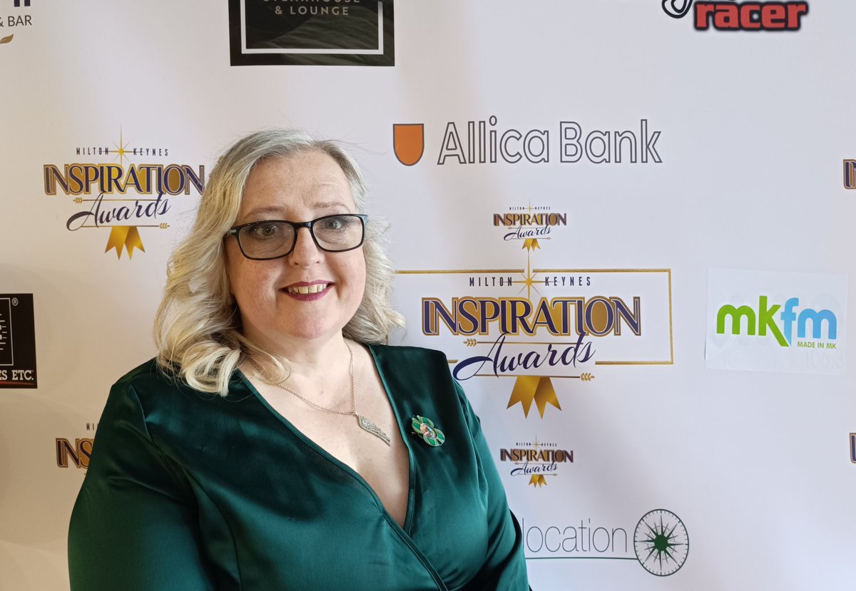 Proud to be a nominee at the Mk inspiration awards tonight. Unfortunately wasn't my night this time but having a great evening