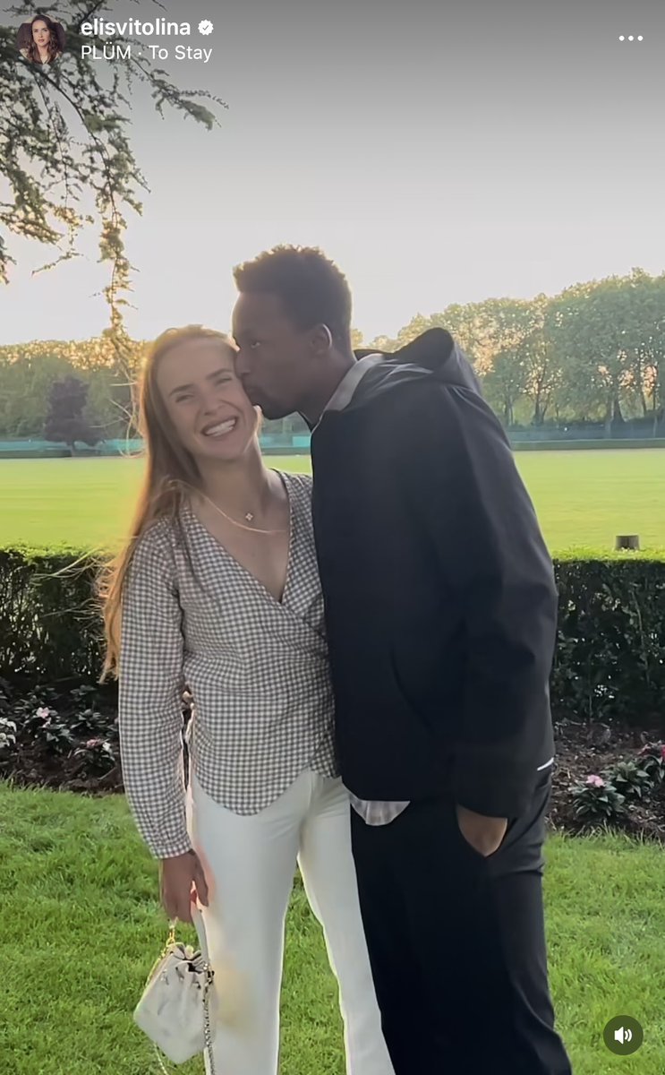 TheTennisLetter's tweet photo. Elina Svitolina &amp; Gael Monfils in Paris. ❤️ https://t.co/sgxqlfQzFJ