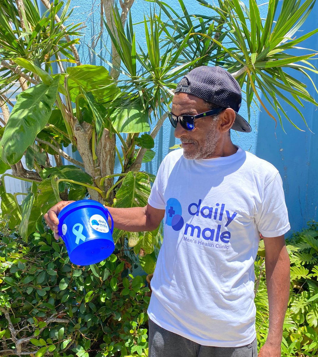 DailyMaleClinic's tweet photo. Proud to announce that the DailyMale charity is having our first annual Tag Day this Friday, June 14th! 💙🤍 

Please join us to wear denim and “PALE BLUE” in support of Prostate Cancer Awareness. 💙 #Charity1041 #Bermuda #DailyMale https://t.co/CXI9EPW95W