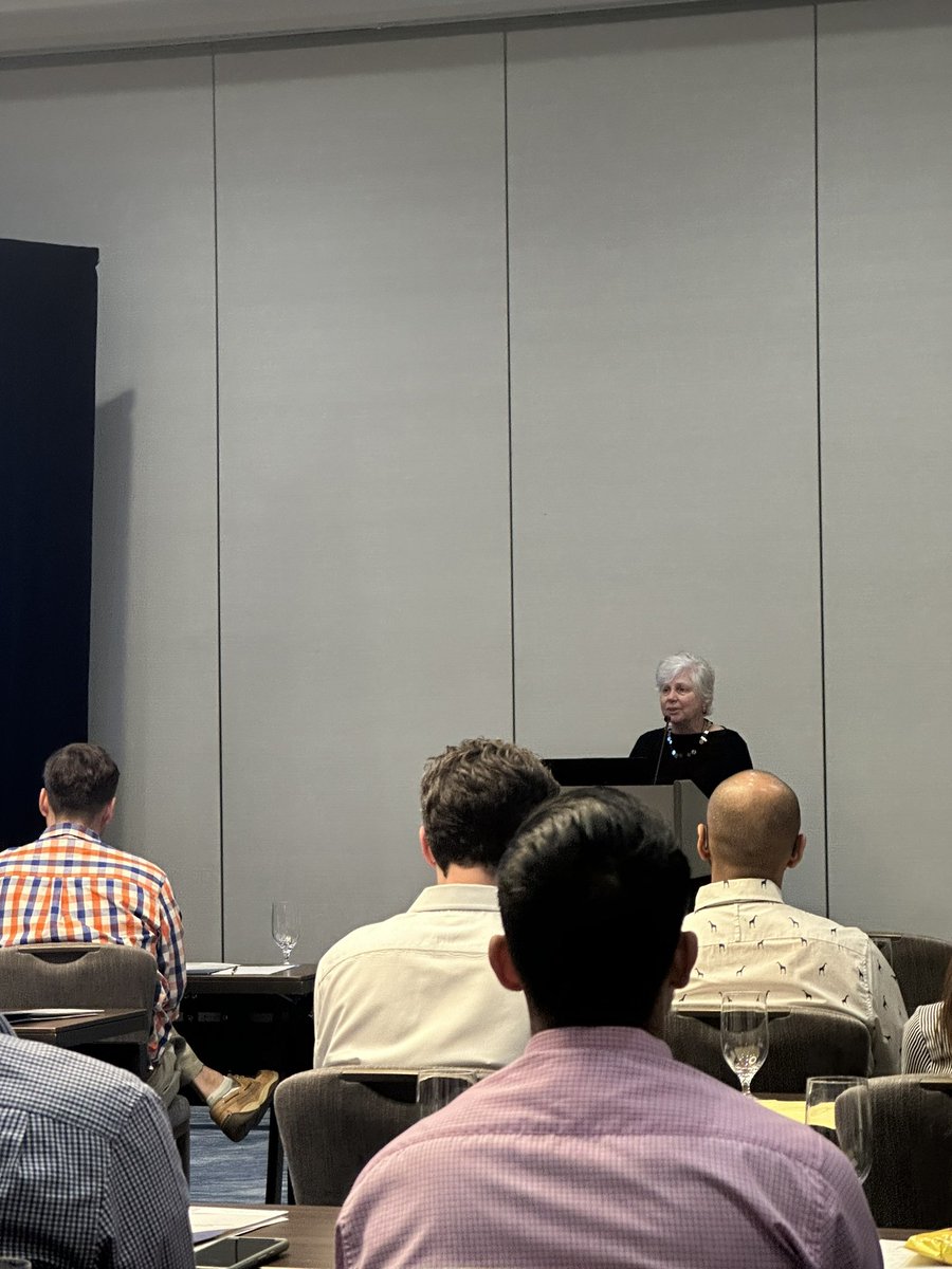 Last but not least !

The one &amp; only - <a href="/AmCollegeGastro/">ACG</a> Past President <a href="/chris_surawicz/">Chris surawicz</a> on #Burnout 

Inspiring &amp; Insightful talk 

#ACGChiefFellowsCourse