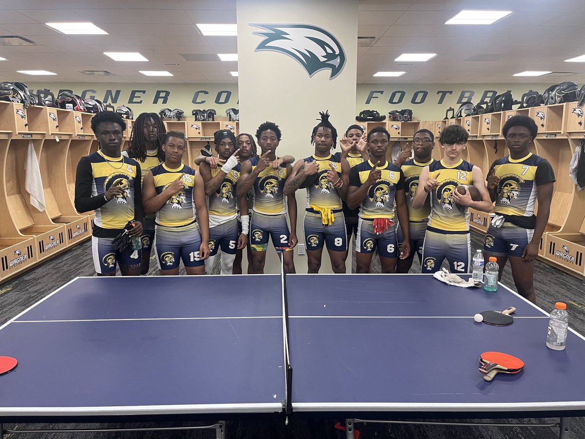 Unisa5x's tweet photo. I had an amazing time at wagner college today 7on7!! Look forward to coming back for another one. Thank you coach @tommasella for having my team and me! https://t.co/sOjUa0hJfB