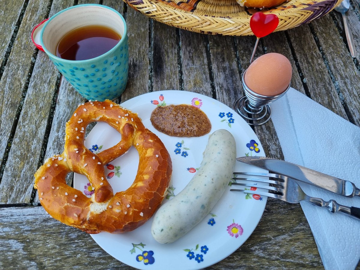 My bavarian food for the day #visitoldfriends