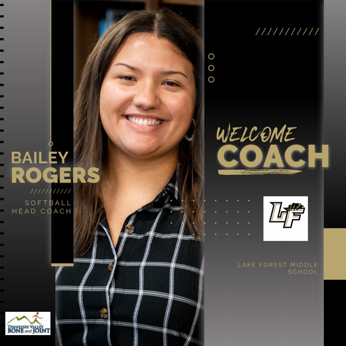 Welcome! Ms. Bailey Rogers has been named the head coach of the Lady Bruins Softball Program! Coach Rogers is a 7th grade math teacher on the Andean Bears. Coach Rogers is also a LFMS alumni and was a 3 year starter for the Lady Bruins Softball Team. Congratulations, Coach!