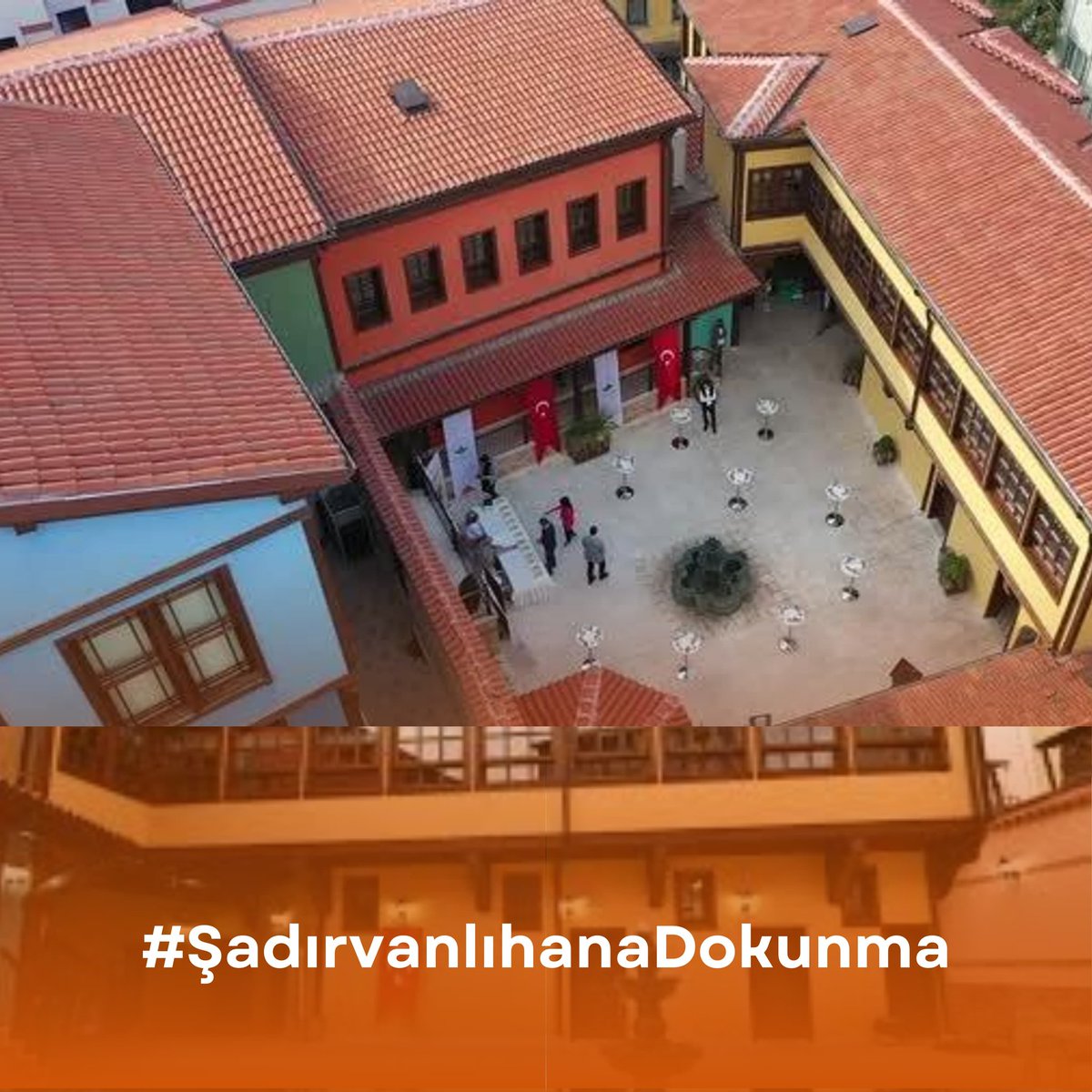 _okumalar's tweet photo. @ikalin1 Şadırvanlı Han, geçmişten günümüze uzanan önemli bir eğitim ve kültür noktasıdır. Kapatılmasına izin vermeyin @ikalin1 #şadırvanlıhanadokunma https://t.co/hvecwJLoGa