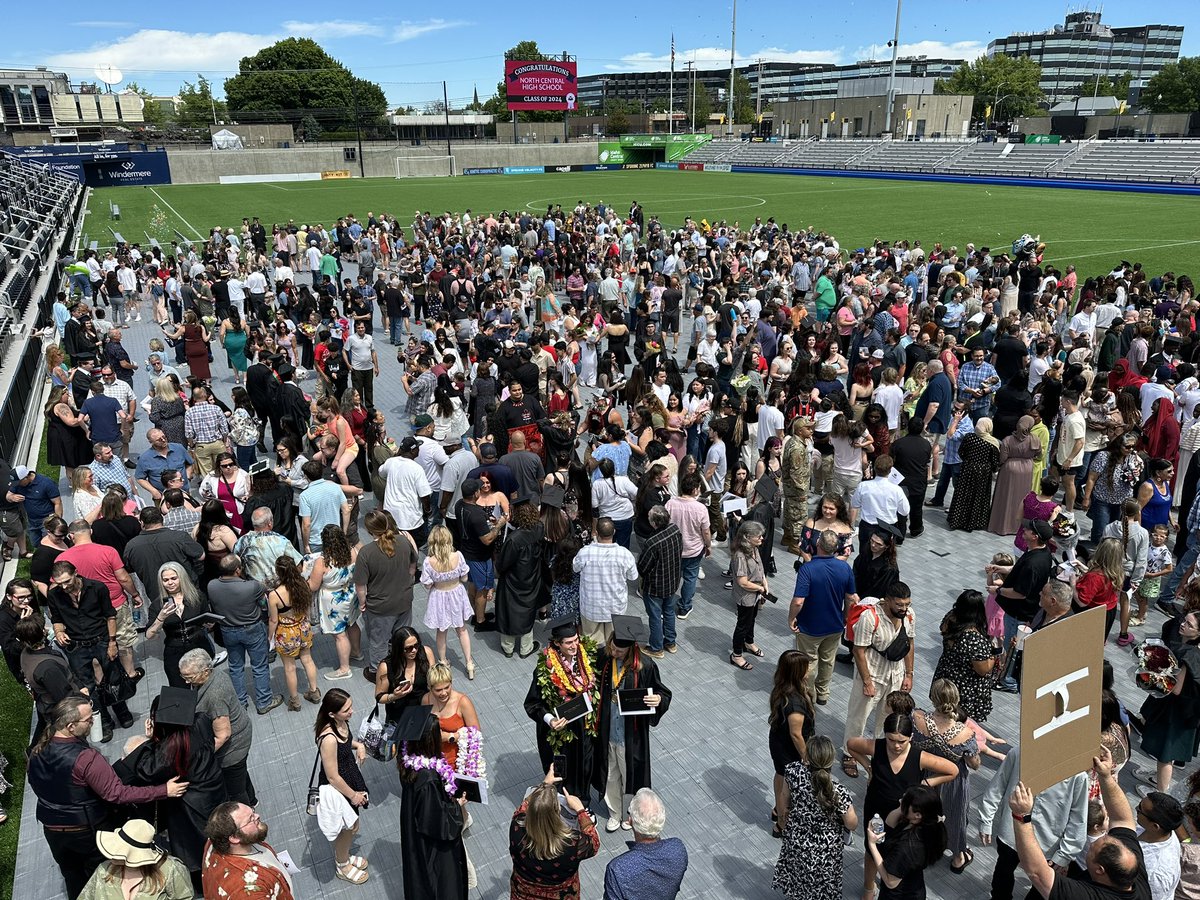 Amazing start to graduation Saturday! Congratulations North Central