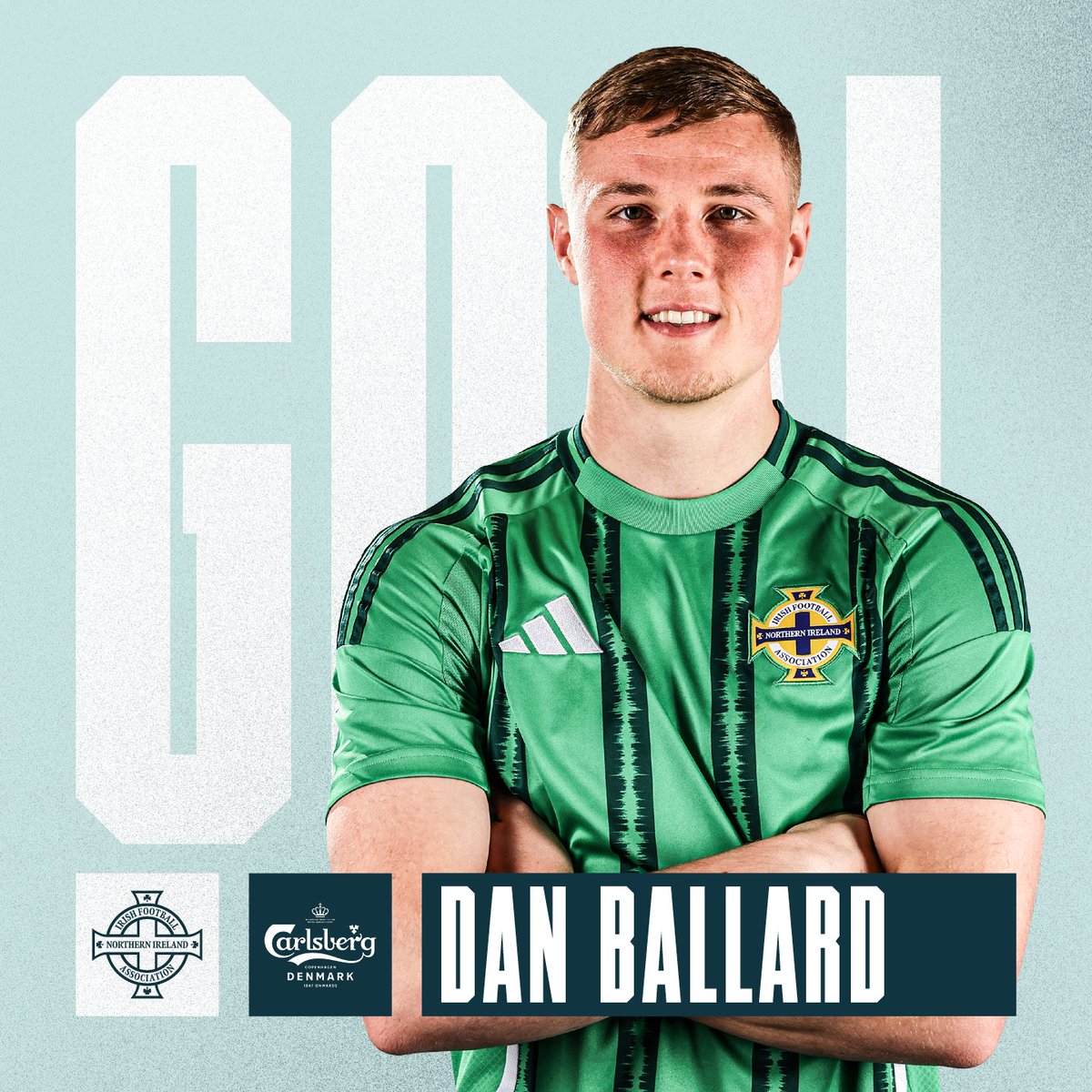 NorthernIreland's tweet photo. BIG DAN BALLARD IN THE FIRST MINUTE!!! 🤯 https://t.co/7ewzbKhKa5