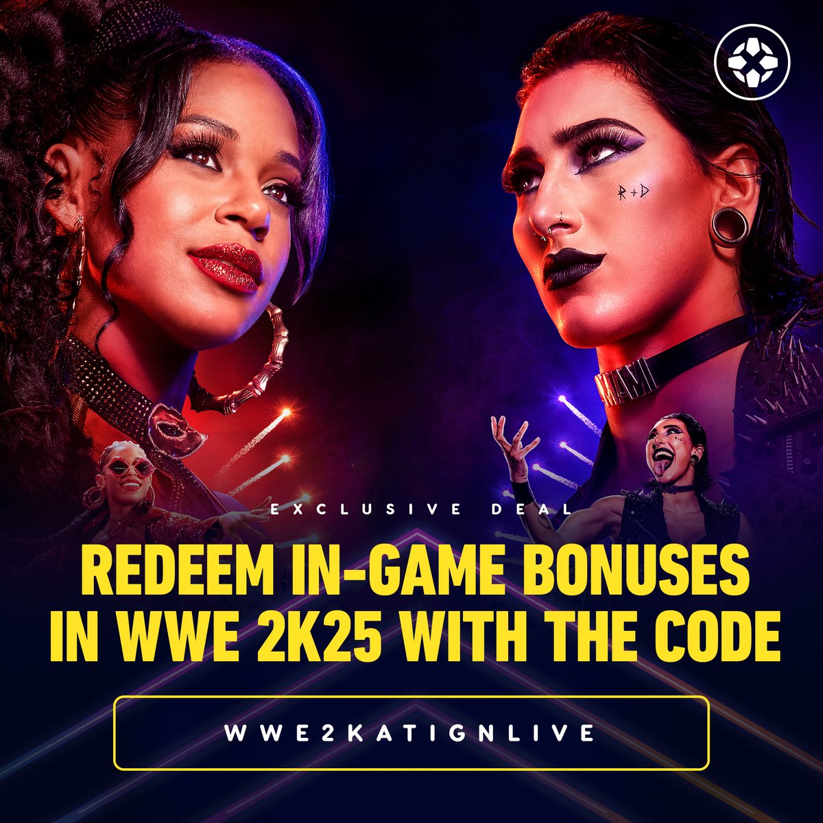 IGN's tweet photo. Get 1 Deluxe Beast Pack &amp; 1 Basic Punches &amp; Promos Pack in WWE 2K25 with our exclusive #IGNLive locker codes! #IGNSummerOfGaming https://t.co/ZdZ1dcGJYM