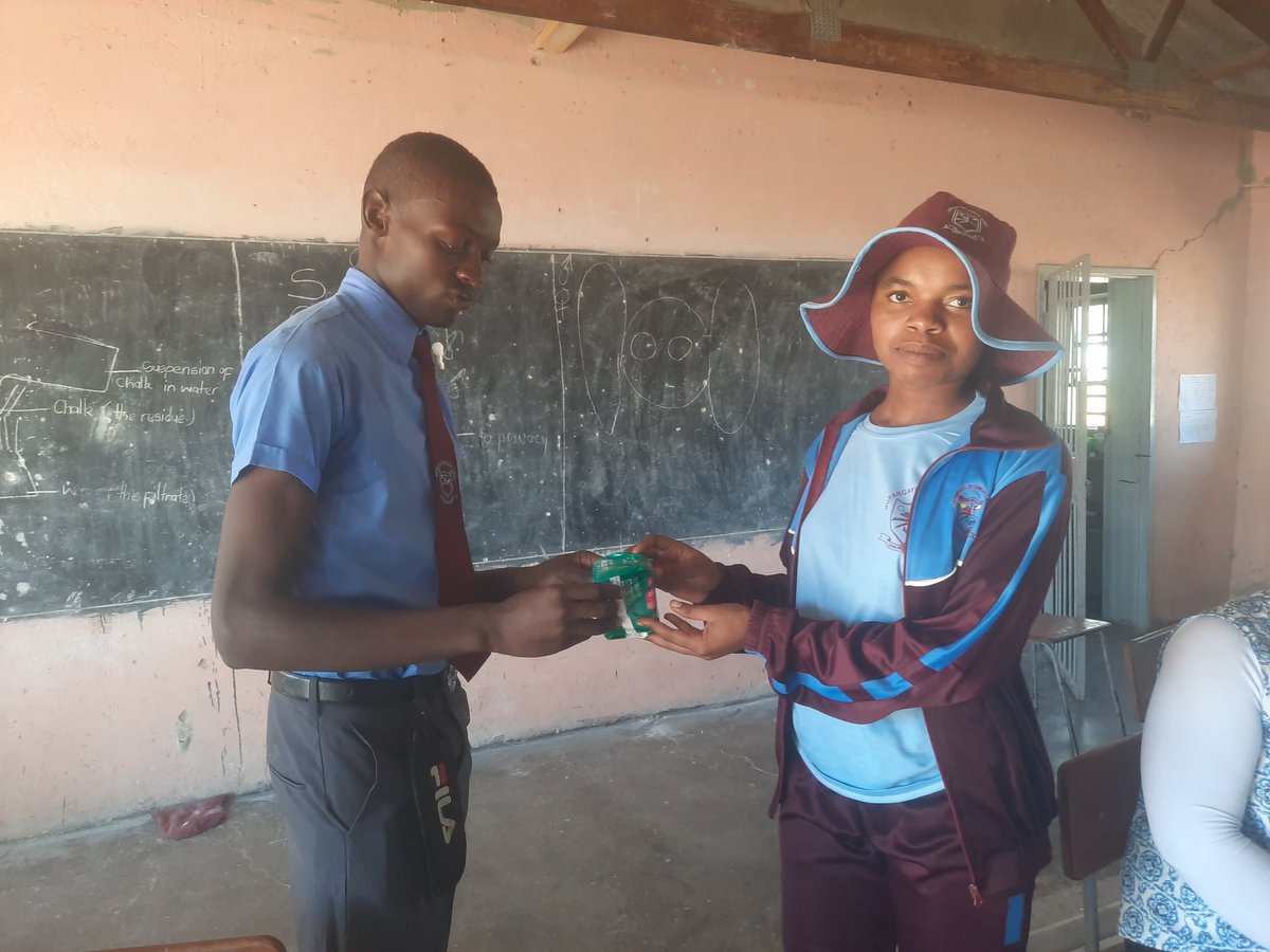 Ending period stigma among boy and girl learners. #mysisterskeeper. <a href="/ClemenceMuteger/">Clemence Mutegeri</a> <a href="/clowemorna/">Colleen Lowe Morna</a> <a href="/WicoZimbabwe/">WICO Zimbabwe</a> <a href="/unwomenzw/">UN Women Zimbabwe</a> <a href="/GenderLinks/">Gender Links</a>.