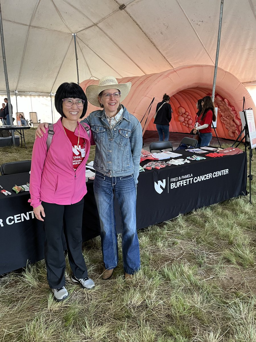The Community Outreach and Engagement Team <a href="/BuffettCancer/">Fred & Pamela Buffett Cancer Center</a> at the 2024 <a href="/CattlemensBall/">Cattlemen's Ball of Nebraska</a>. Let’s prevent cancer across The Great State of Nebraska!